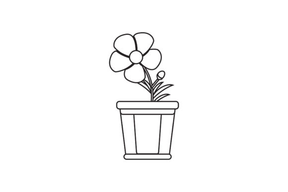 Beauty Flowers Icons Line Style Graphics Freebies Review