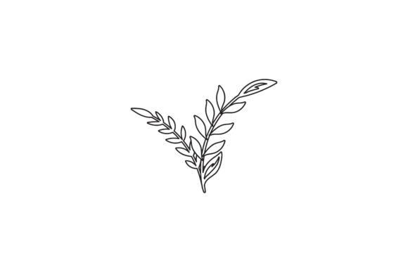 Beauty Vector Flowers Line Style Graphics Freebies