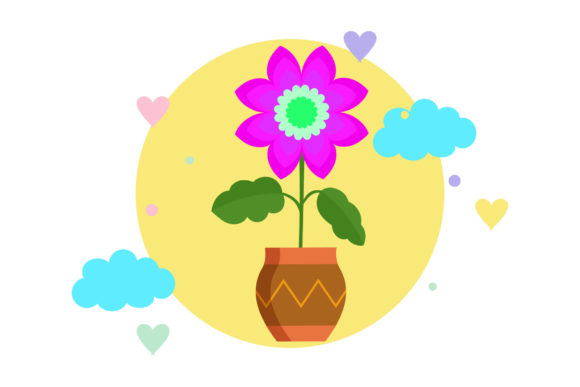 Flowers Beautiful Collection Cloud Graphics and Illustrations