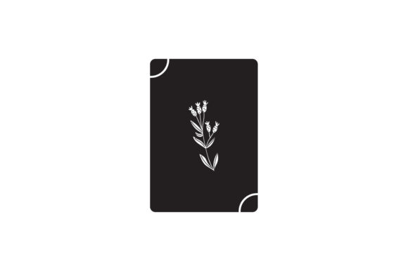 Flowers Card Vector White Line Style Graphics and Illustrations