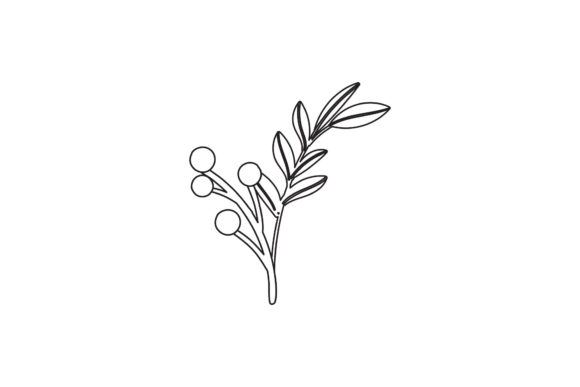 Flowers Designs Flora Line Style Graphics Freebies Review