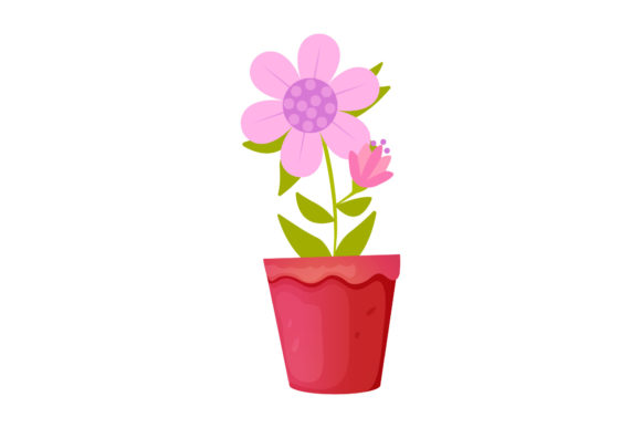 Flowers Pink Botanical Graphics and Illustrations Review