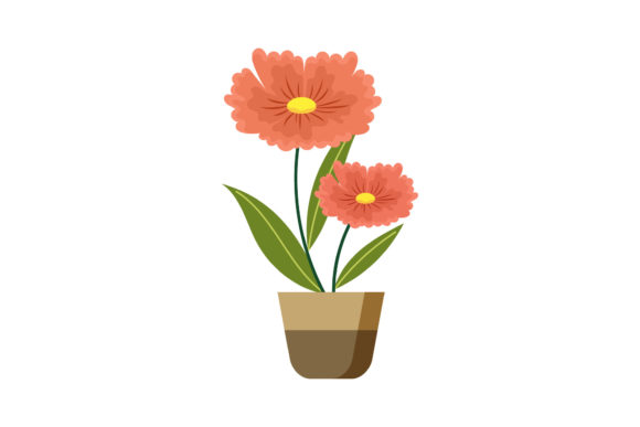 Flowers Pot Outdoor Graphics and Illustrations Review
