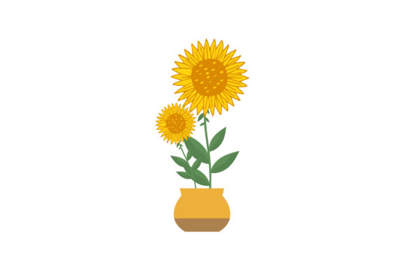 Flowers Pot Spring Nature Graphics and Illustrations Review