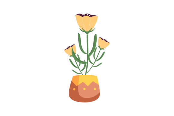 Flowers Pot Summer Spring Graphics and Freebies Review
